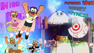 Epic Showdown: Perman vs Robot Panda - Full Hindi 