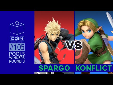 Sparg0 (Cloud) vs KoNflict (Young Link) - Coinbox 105 Pools Winners Round 3 | 12 06 24'