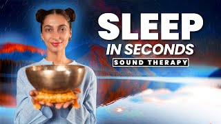 SLEEP IN SECONDS | Vagus Nerve Reset | Sound Bath Meditation