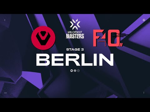 SENTINELS VS F4Q | VALORANT CHAMPIONS TOUR 3 MASTERS BERLIN
