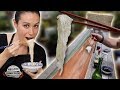 DIY Japanese 🇯🇵 Bamboo NOODLE SLIDE 🍜 Nagashi Somen Recipe