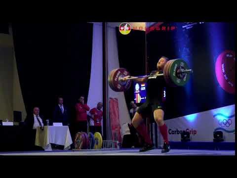 Philip Mummhardt (105+) - 145kg & 150kg Snatches @ 2016 European U23 Championships