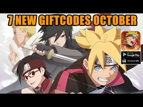 Nindo Fire Will & 7 New Giftcodes October - Naruto x Boruto RPG Free All Android
