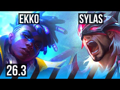 EKKO vs SYLAS (MID) | 66K damage, 5k gold comeback | NA Challenger | 26.3