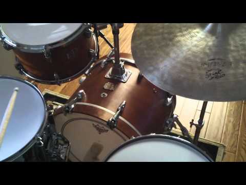 Yamaha Birch Custom Absolute Bop Kit 14x18 8x12 14x14 Vintage Natural Finish Jazz Higher tuning