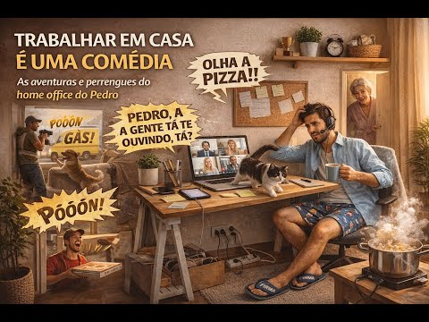🐱 “Gato no Teclado, Vizinho Furando Parede: Bem-vindo ao Home Office” 🐱Risadas e Caos na Rotina!