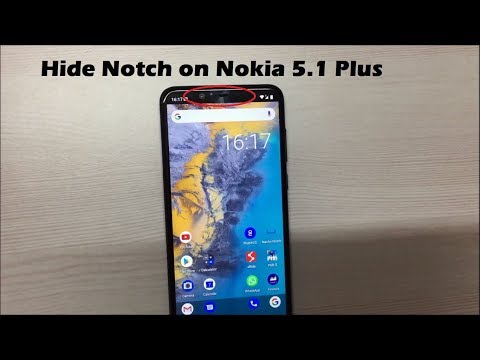 How to Hide Notch on Nokia 5.1 Plus