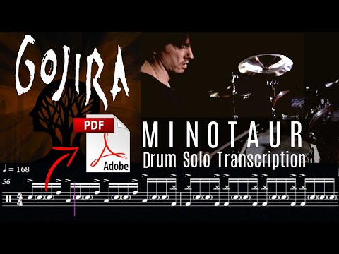 AB Drums Transcripts EP #12 - Mario Duplantier (GOJIRA) - "Minotaur" 2020 Drum Solo