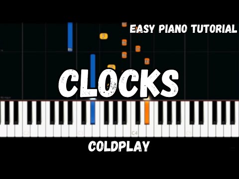 Coldplay - Clocks (Easy Piano Tutorial)