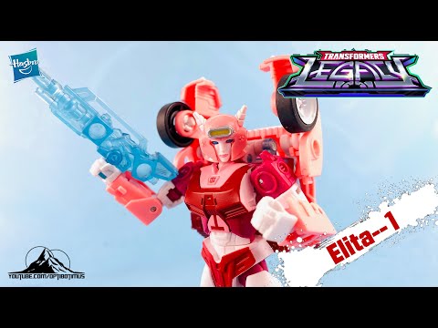 TRANSFORMERS Legacy Deluxe Class ELITA-1 Video Review