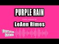 LeAnn Rimes - Purple Rain (Karaoke Version)