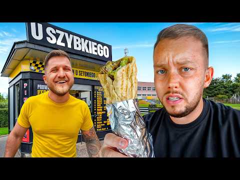 KEBAB U SZYBKIEGO: "Try it and you'll go crazy!" SUPPOSEDLY... (incognito customer vs. with camera)
