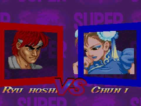 Street Fighter 1 Ryu (1986) vs SF2 Chun Li (1991)