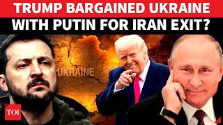 Trump Trades Ukraine With Putin for Iran War Escape? JD Vance Drops Shocking Hint | On Camera