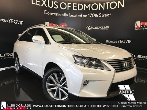 Used 2015 White Lexus RX 350 AWD Technology Walkaround Review | Cold Lake Alberta