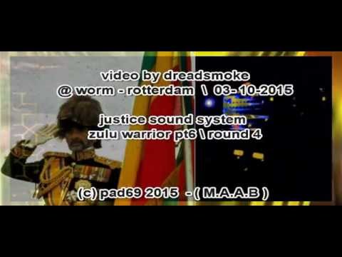 JUSTICE SOUNDSYSTEM (b) - shaka zulu "melodica bass dub 4" @ worm \ r-dam 03-10-2015