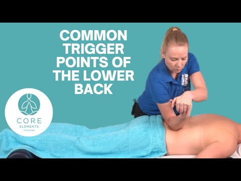 Common Trigger Points of the Wider Back - Massage Techniques