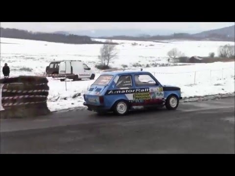 Zimowy Rajd Zdrojowy 2016 - Andrzej Słowiński / Anna Pękała - Fiat 126p