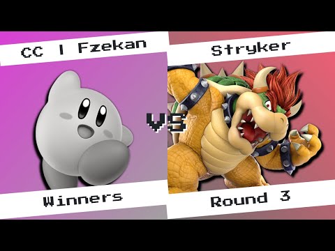 CC | Fzekan (Kirby) vs Stryker (Bowser) Winners Round 3 | Central Colosseum