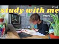 10-HOUR study with me 📚☔️ rain sounds &  pomodoro timer 60-10