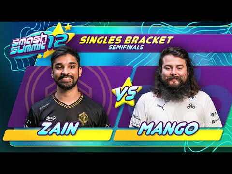 Zain vs Mang0 - Singles Bracket: Semifinals - Smash Summit 12 | Marth vs Fox