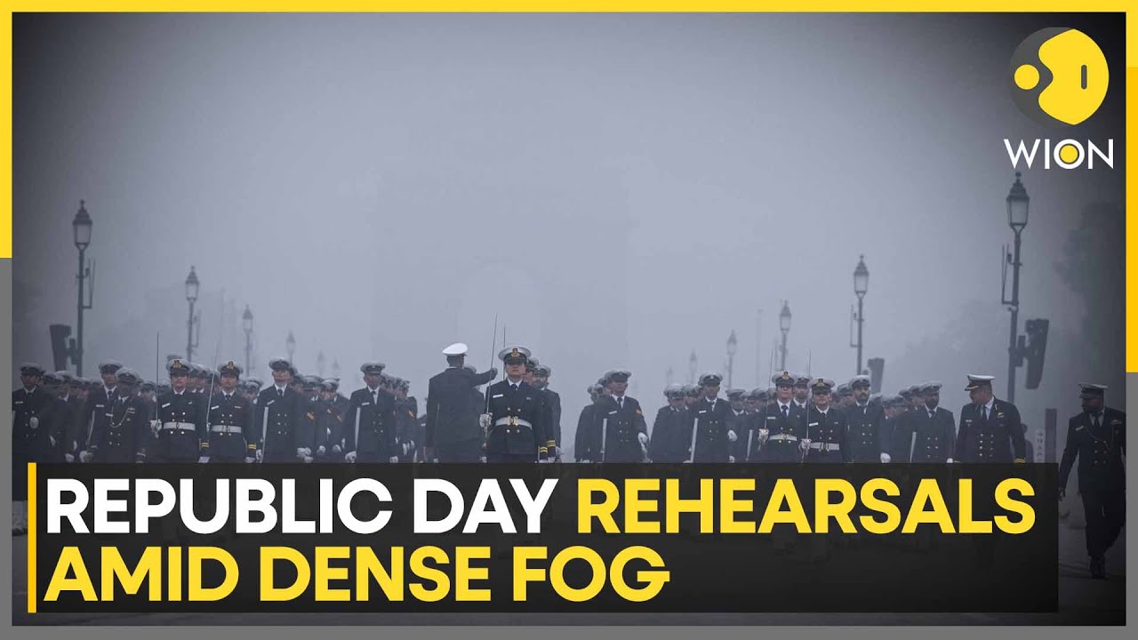 Republic Day 2026: Rehearsals Continue At India Gate Amid Dense Fog In Delhi | WION