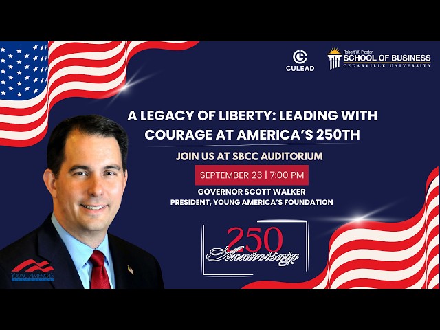 Thumbnail for video titled: A Legacy of Liberty: Leading with Courage at America's 250th | CU LEAD