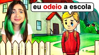 MEU FILHO ADOTIVO FOI TODO FELIZ PRO PRIMEIRO DIA DE AULA... E VOLTOU TRAUMATIZADO.