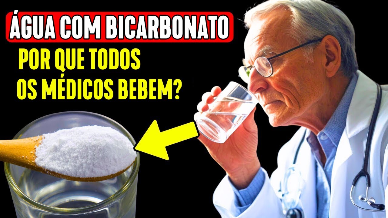 Somente 1 copo de ÁGUA COM BICARBONATO DE SÓDIO fará ISSO com o seu CORPO