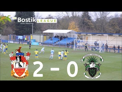Brentwood Town F.C 2 | 0 Haringey Borough F.C [Away Highlights]