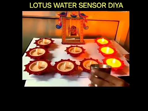 Lotus Water Sensor Diyas