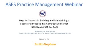 Dr. Hamid Speaks at a National Shoulder Meeting About Keys to Success for Building a Shoulder Specialty Practice.