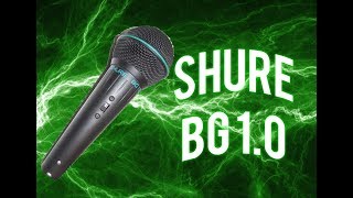 Video thumbnail for Shure BG 1.0 Microphone Demo / Review - Is it worth $10-$20 bucks? by Obscure Mics