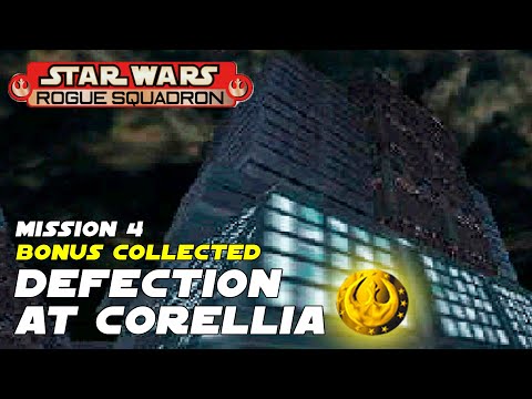 Star Wars: Rogue Squadron - Mission 4: Defection at Corellia (Golden Medal)(Bonus Collected)