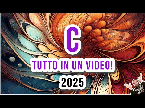 C tutto in un video! Imparare a programmare in #cprogramming