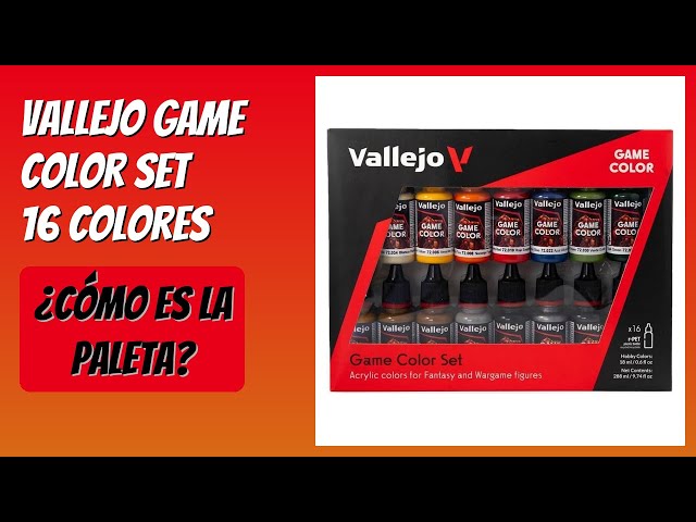 Vídeo relacionado con VALLEJO-3072012 72012 VALLEJO GAME COLOR ROJO ESCAR, surtido (3072012