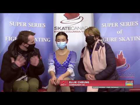 2022 Skate Canada BCYK Sectional Junior Women Free   Ellie Cheung