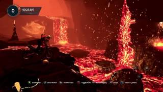 Trials Fusion Deeper Underground #1 on Leaderboards Platinum Medal Fire in the Deep controller