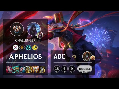 Aphelios ADC vs Jhin - KR Challenger Patch 11.22