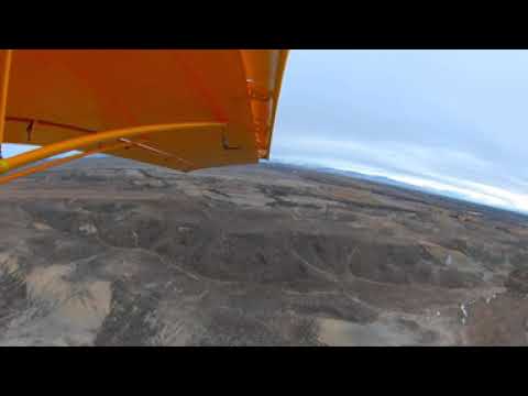 360° Video.  Super Cub hit-the-spot landing practice using Insta360 X2 camera.