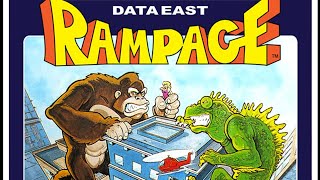 Rampage Nintendo entertainment system gameplay video