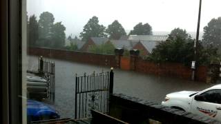 preview picture of video 'Flash Flooding in Conisbrough (Time Lapse)'