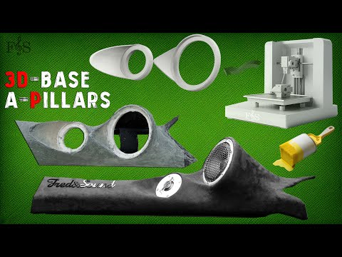 Custom A-Pillar Speakers Pods 3D-Base FULL PROCESS STEG SS Kit CUPRA FORMENTOR (FNS) @frednsound