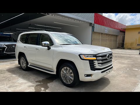 2022 New Toyota Land Cruiser VX-300 |  70th Anniversary white color - Exterior and Interior