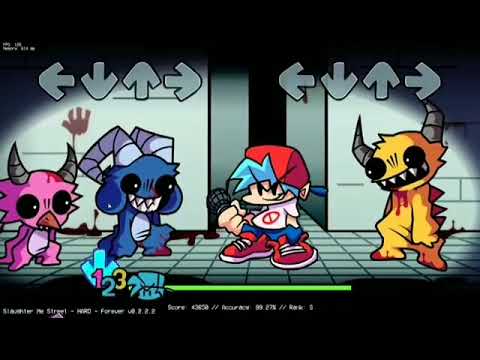 Friday Night funkin mod Slaughter me funkin - Slaughter me street with lyrics