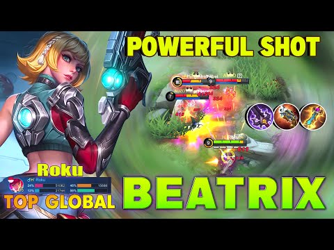 Beatrix Powerful Shot! Top Global Beatrix by Roku ~ Mobile Legends