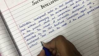 essay on sustainable development in english || Sustainable development