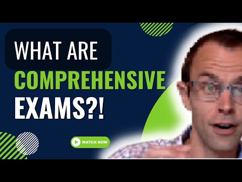 What Are Comprehensive Exams In Graduate School? - Tips On What To Expect For Your PhD Comps Video