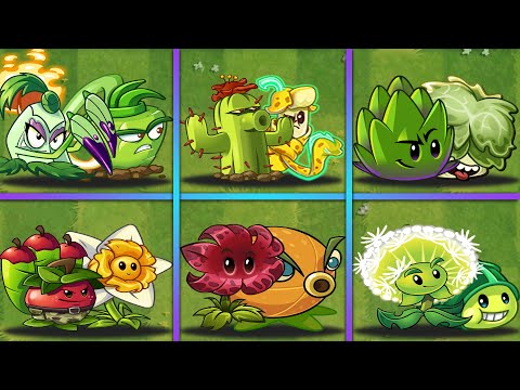 PvZ 2 - 6 Best PAIR Team Plants Battlez - Who's Will Win? - Team Plants vs Team Plants