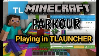 How to play minecraft parkour in tlauncher | Download minecraft parkour in tlauncher | #minecraft